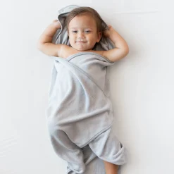 Kyte Baby Hooded Bath Towel in Storm