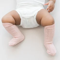 Kyte Baby Knee High Socks in Blush Outlet