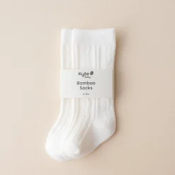 Kyte Baby Knee High Socks in Cloud Hot