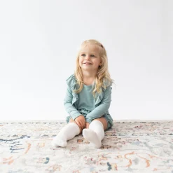 Kyte Baby Knee High Socks in Cloud Hot