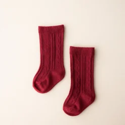 Kyte Baby Knee High Socks in Ruby Discount