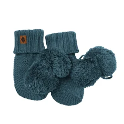 Kyte Baby Knit Booties in Atlantic Outlet