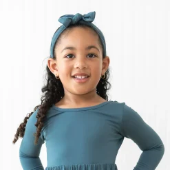 Kyte Baby Knotted Bow Headband in Atlantic Best