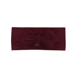 Kyte Baby Knotted Bow Headband in Burgundy New