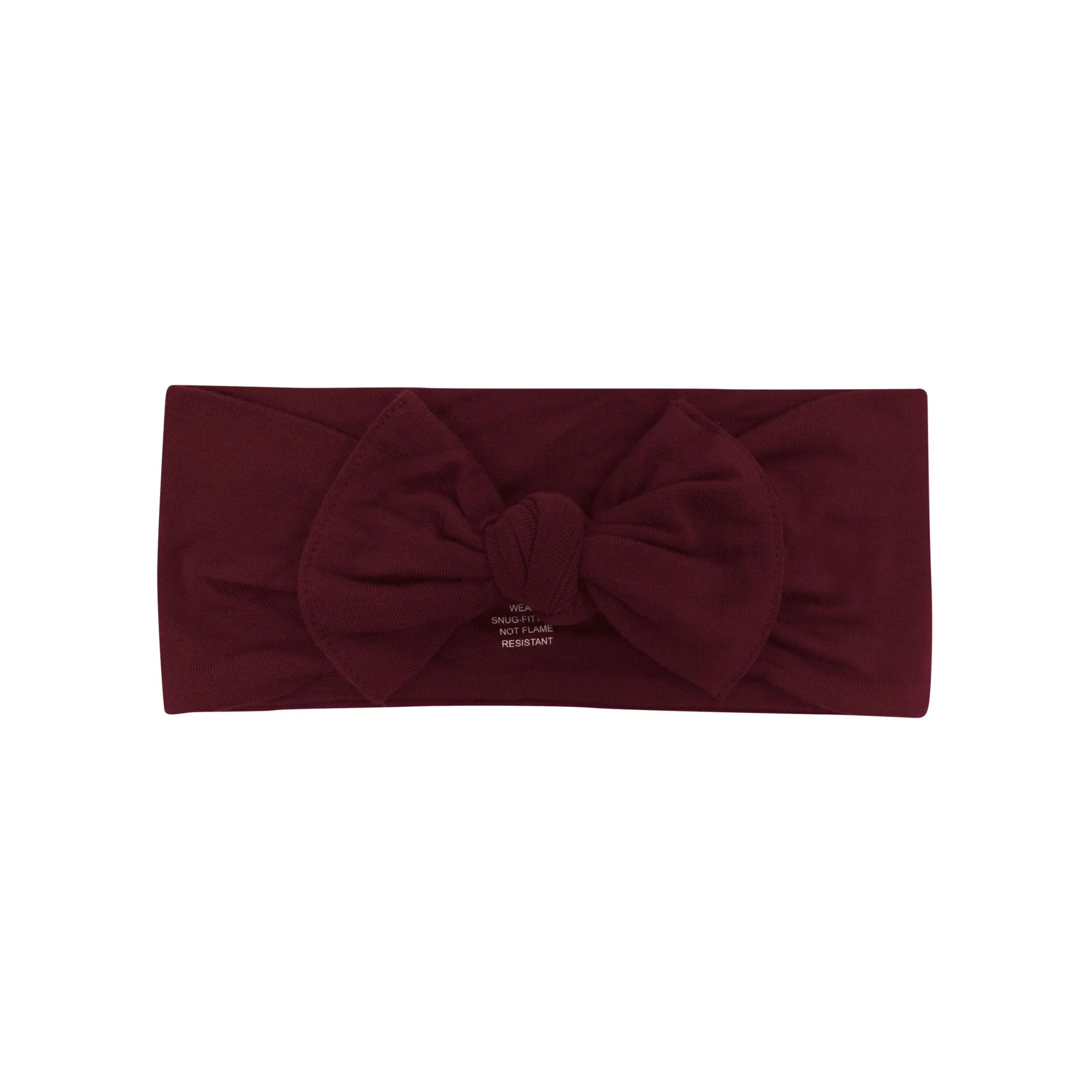 Kyte Baby Knotted Bow Headband in Burgundy New