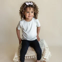 Kyte Baby Knotted Bow Headband in Blush Discount
