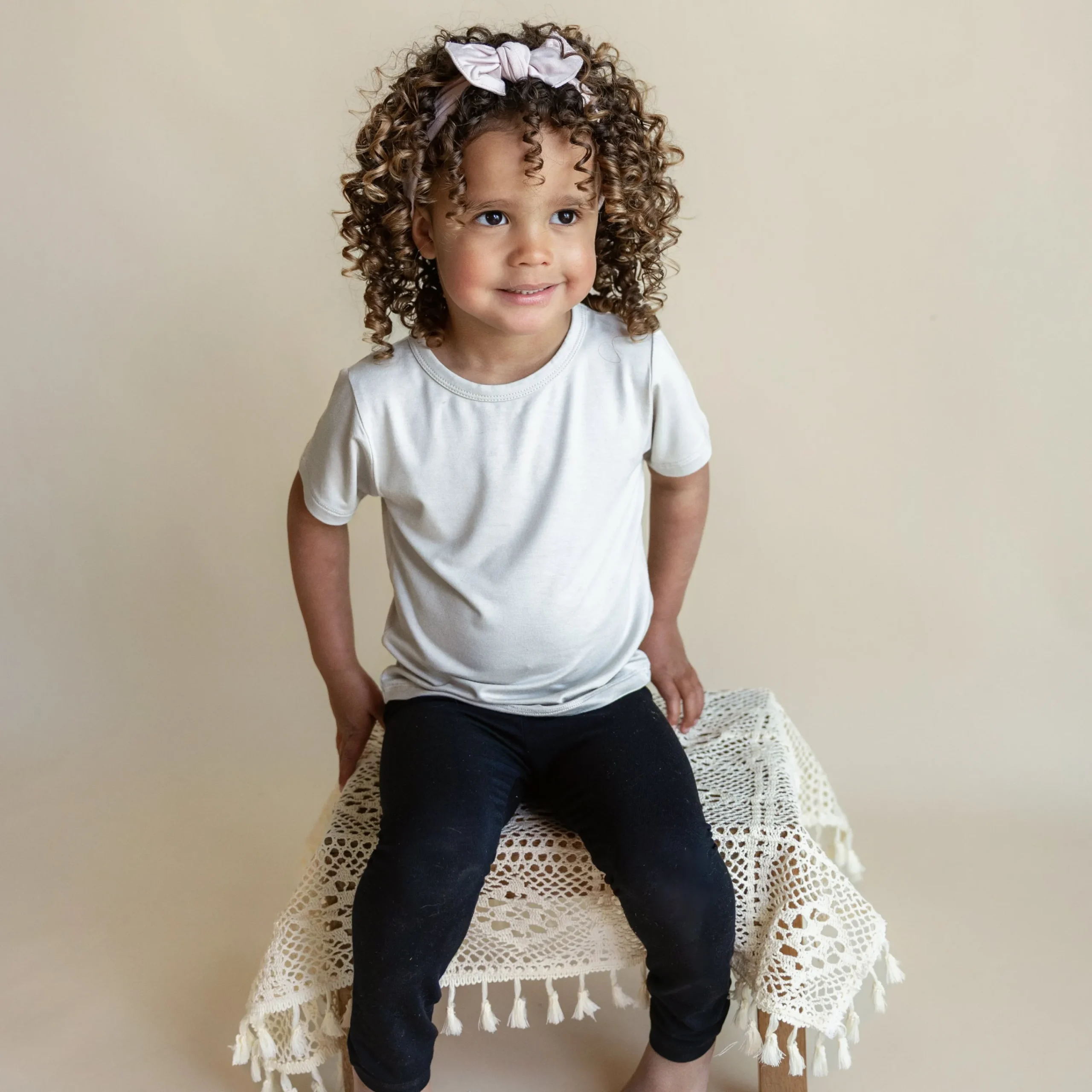 Kyte Baby Knotted Bow Headband in Blush Discount
