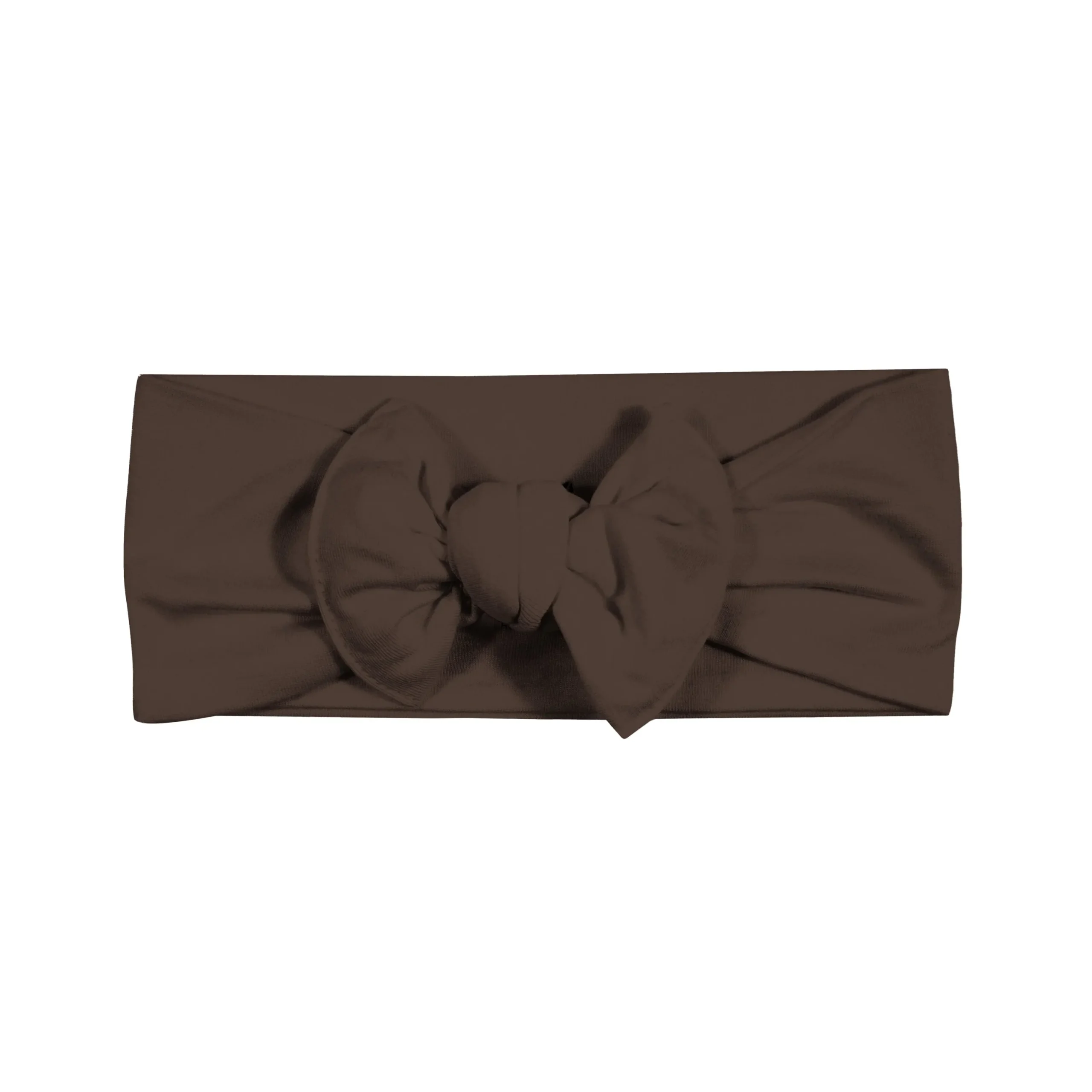 Kyte Baby Knotted Bow Headband in Espresso Outlet