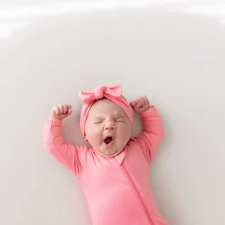 Kyte Baby Knotted Bow Headband in Guava New