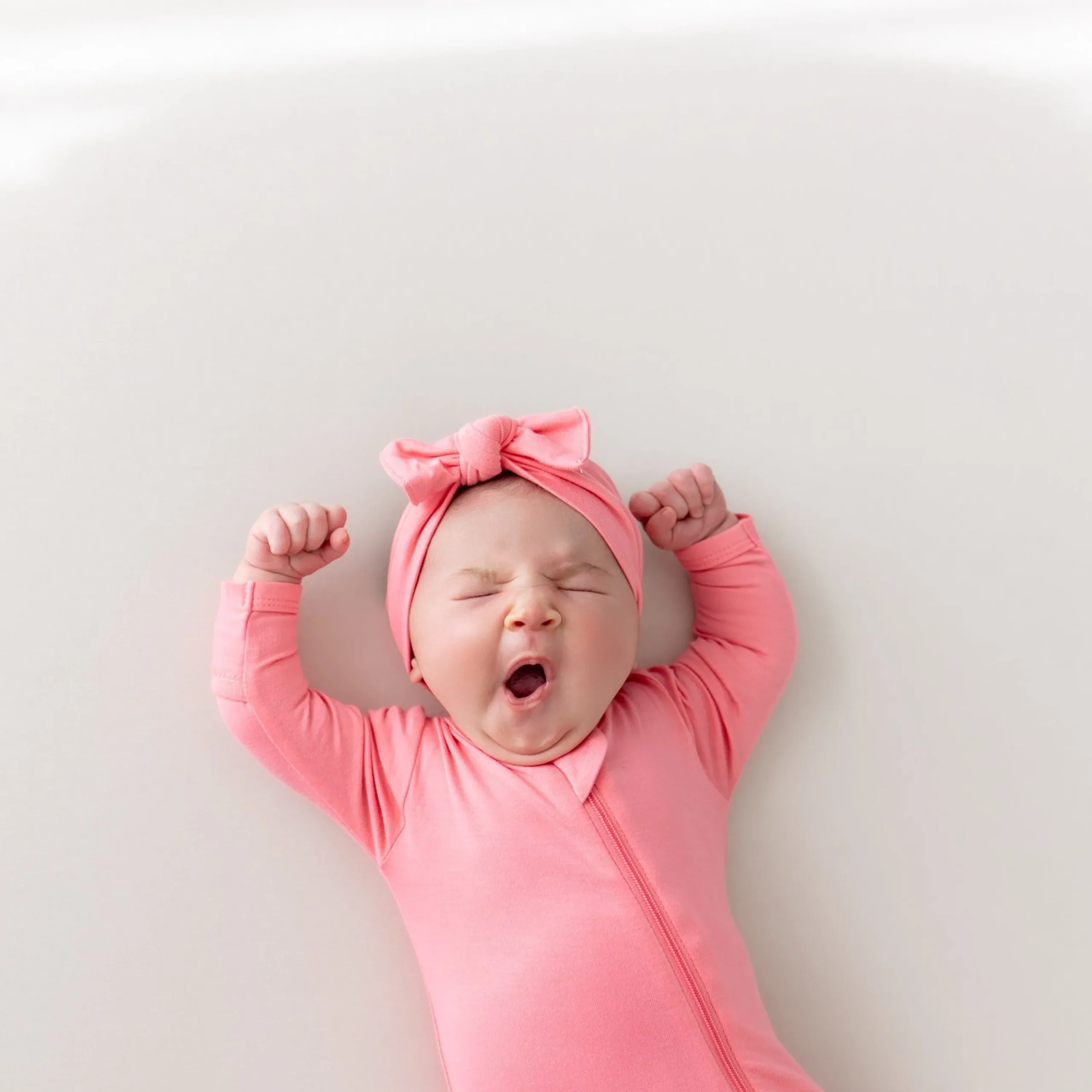 Kyte Baby Knotted Bow Headband in Guava New
