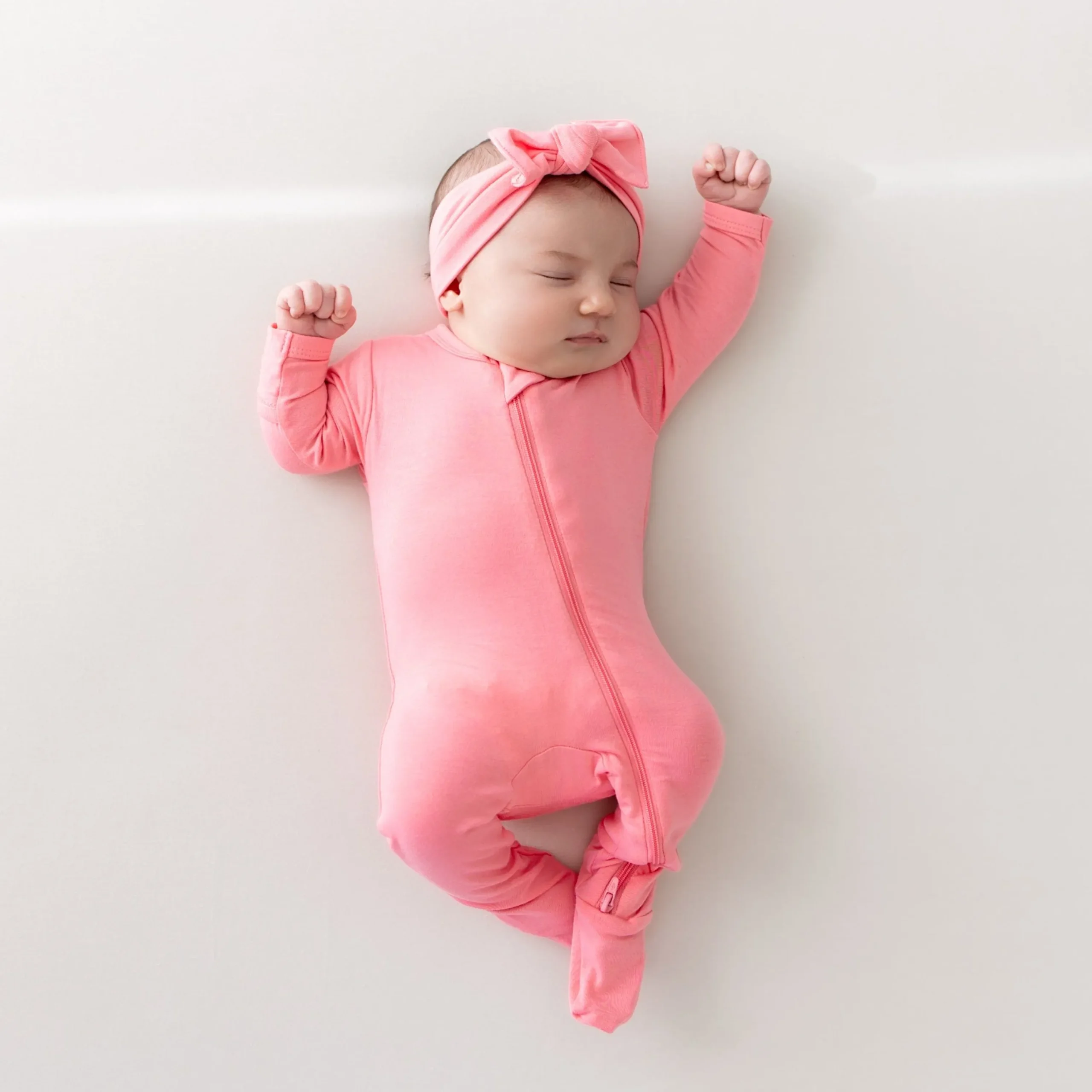 Kyte Baby Knotted Bow Headband in Guava New