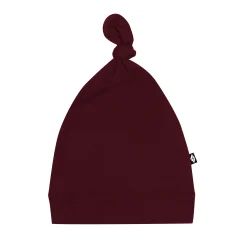 Kyte Baby Knotted Cap in Burgundy Clearance