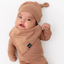 Kyte Baby Knotted Cap in Latte
