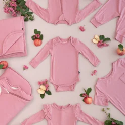 Kyte Baby Long Sleeve Bodysuit in Apple Blossom Sale