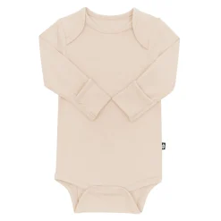 Kyte Baby Long Sleeve Bodysuit in Bisque Outlet