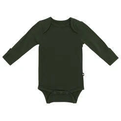 Kyte Baby Long Sleeve Bodysuit in Fir Discount