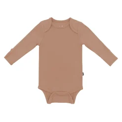 Kyte Baby Long Sleeve Bodysuit in Latte Online