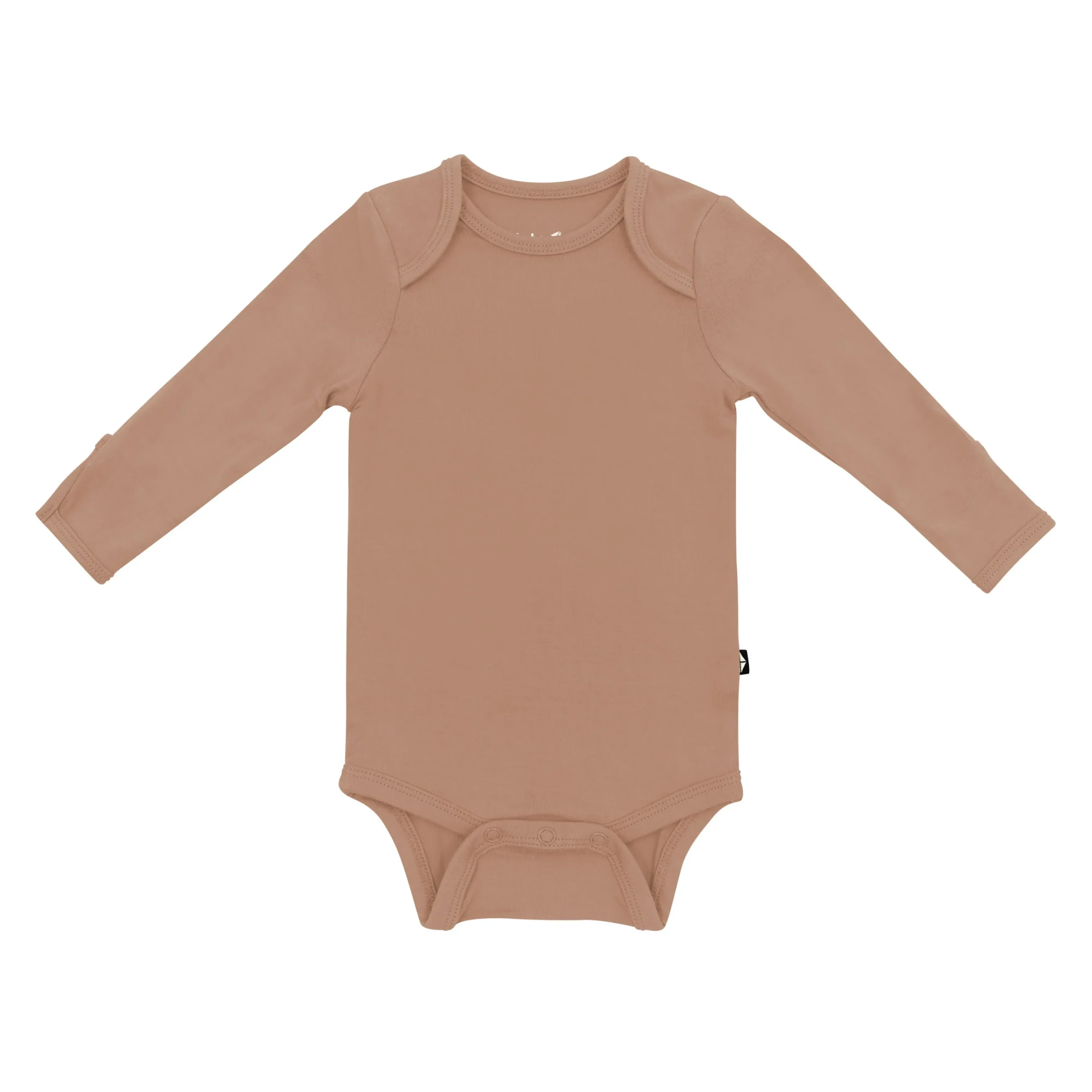 Kyte Baby Long Sleeve Bodysuit in Latte Online