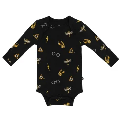 Kyte Baby Long Sleeve Bodysuit in Midnight Icon New