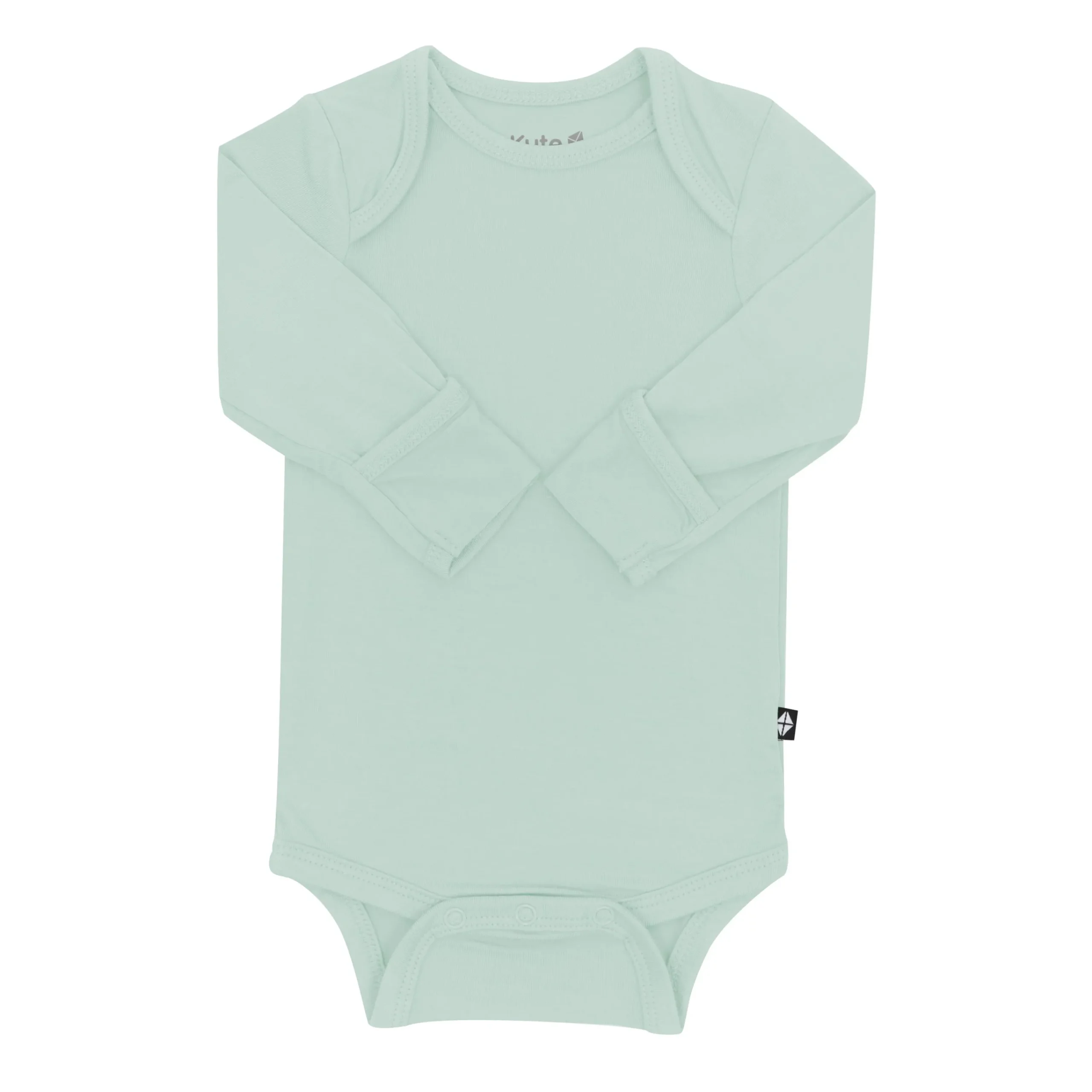 Kyte Baby Long Sleeve Bodysuit in Sage Discount