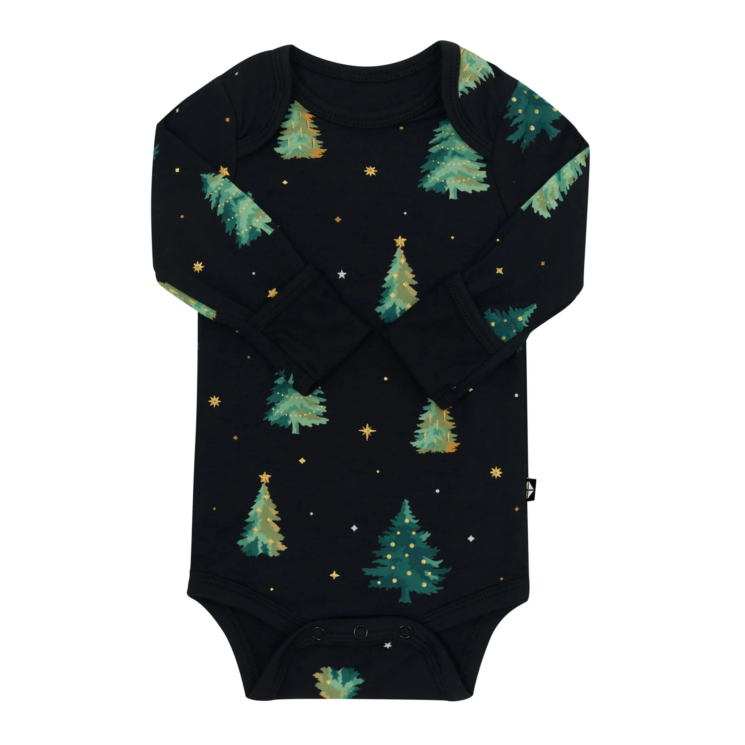 Kyte Baby Long Sleeve Bodysuit in Twinkle Tree Best