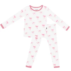 Kyte Baby Long Sleeve Pajamas in Bow Clearance