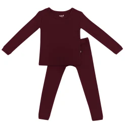 Kyte Baby Long Sleeve Pajamas in Burgundy Online