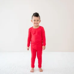 Kyte Baby Long Sleeve Pajamas in Cardinal Online