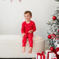 Kyte Baby Long Sleeve Pajamas in Candy Cane Best
