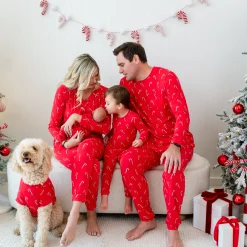 Kyte Baby Long Sleeve Pajamas in Candy Cane Best