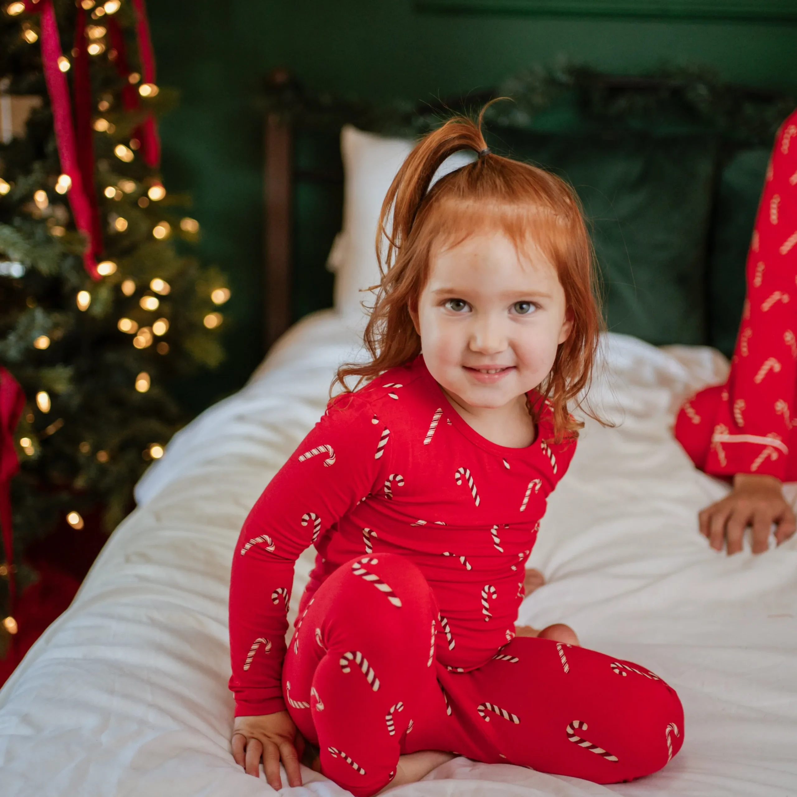 Kyte Baby Long Sleeve Pajamas in Candy Cane Best