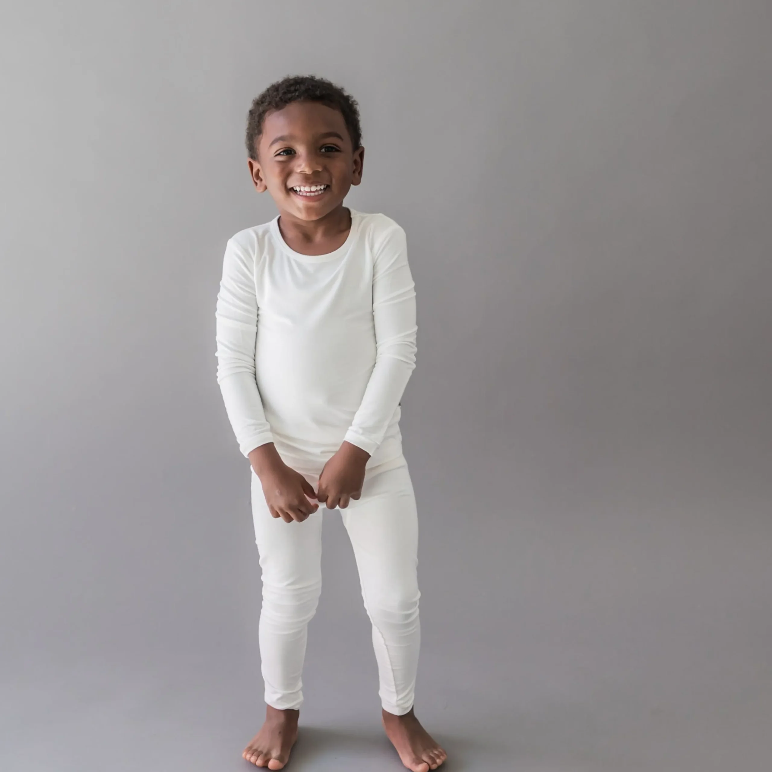 Kyte Baby Long Sleeve Pajamas in Cloud Outlet