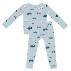 Kyte Baby Long Sleeve Pajamas in Construction Outlet