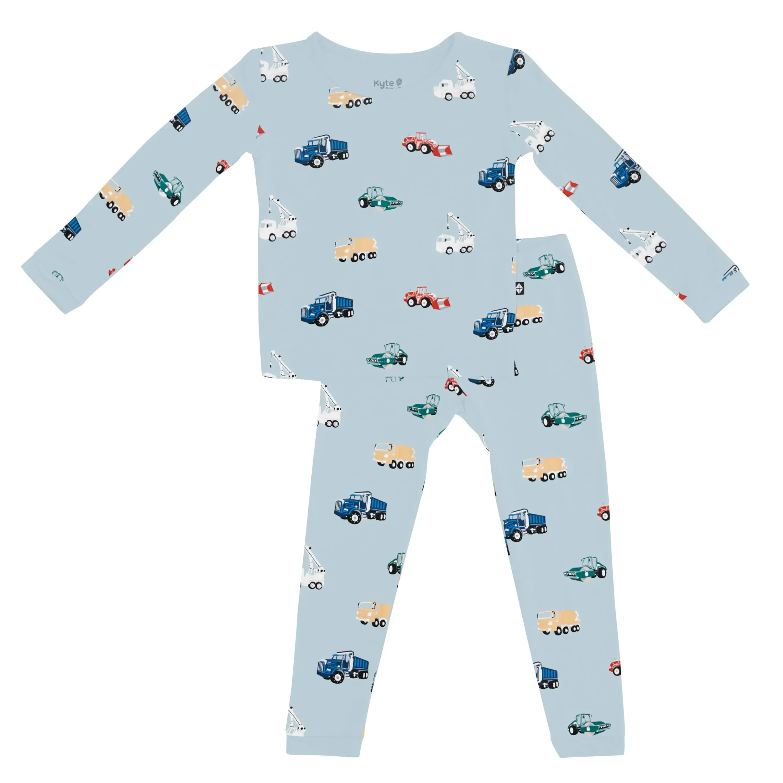 Kyte Baby Long Sleeve Pajamas in Construction Outlet