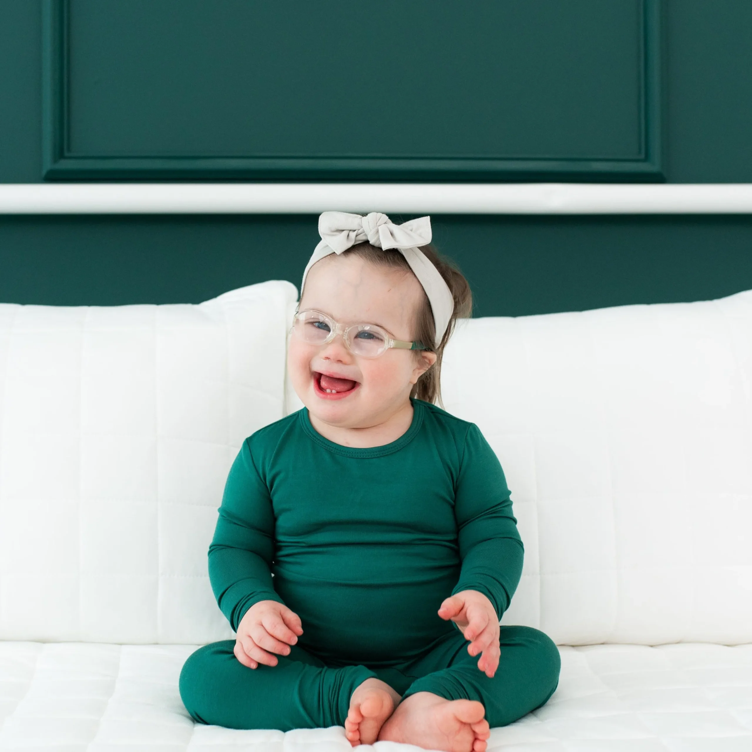 Kyte Baby Long Sleeve Pajamas in Emerald Online