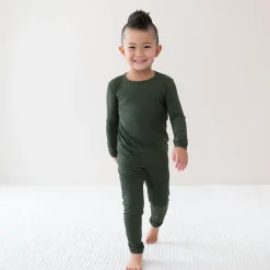 Kyte Baby Long Sleeve Pajamas in Fir Clearance
