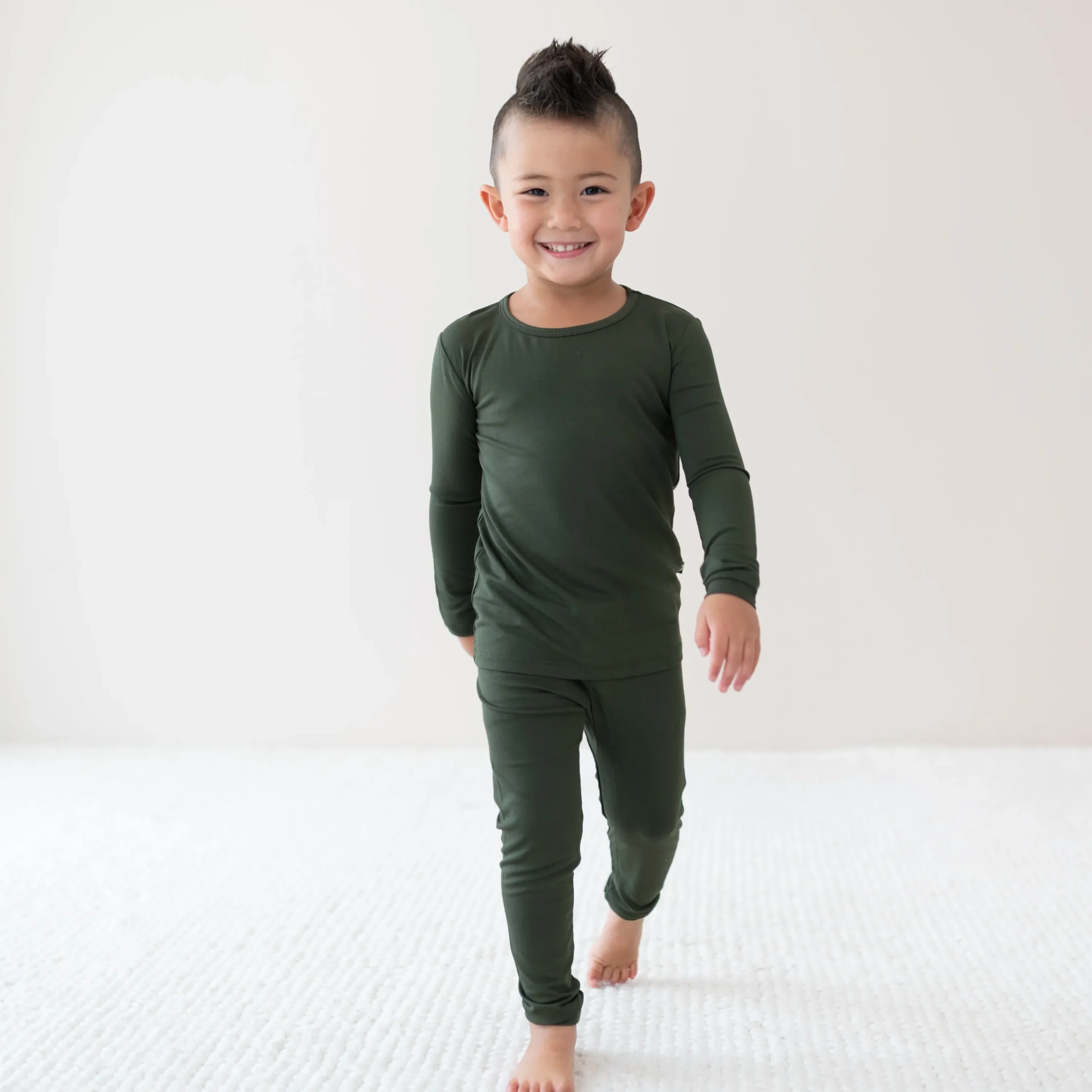 Kyte Baby Long Sleeve Pajamas in Fir Clearance