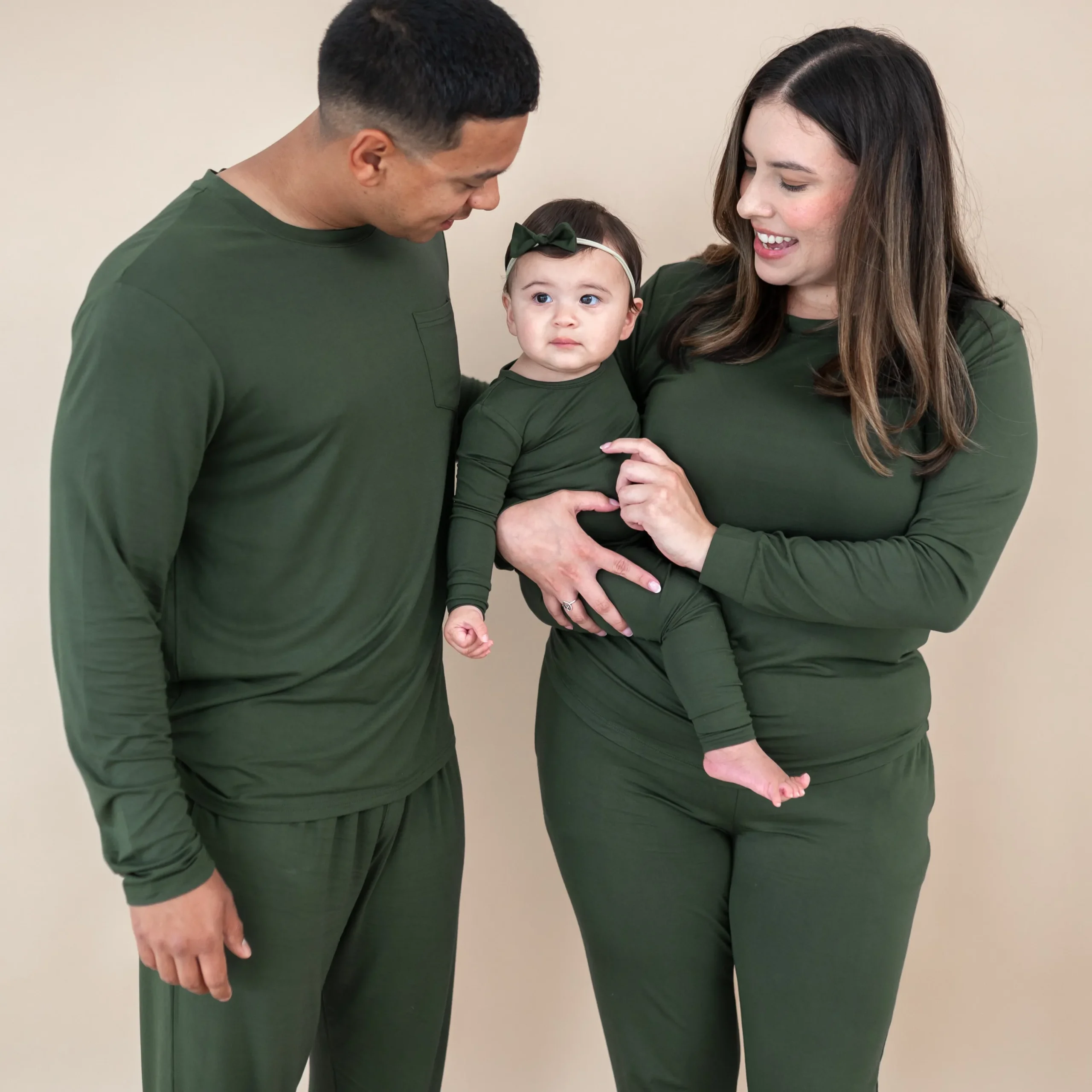 Kyte Baby Long Sleeve Pajamas in Fir Clearance