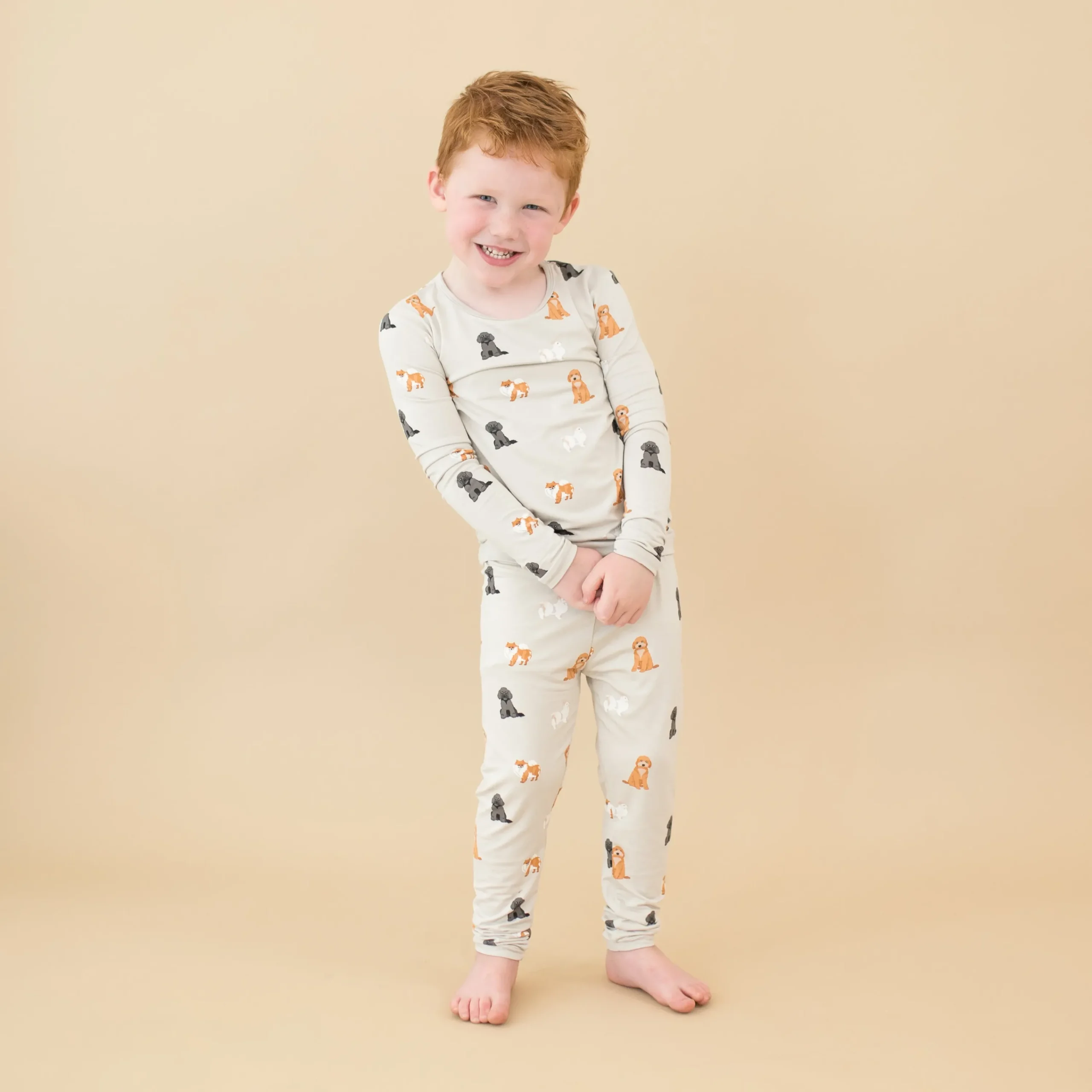 Kyte Baby Long Sleeve Pajamas in Fluffy Dog