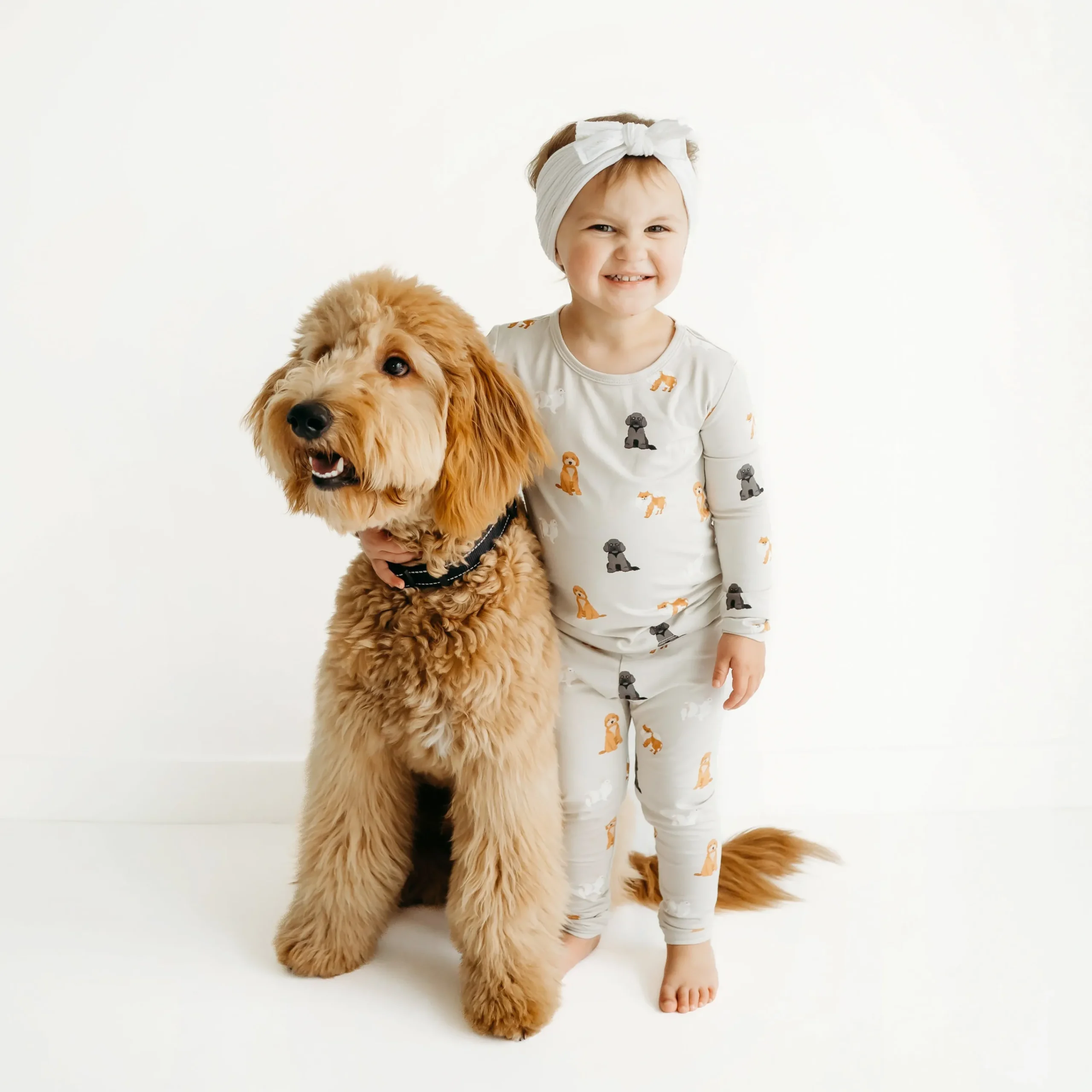 Kyte Baby Long Sleeve Pajamas in Fluffy Dog