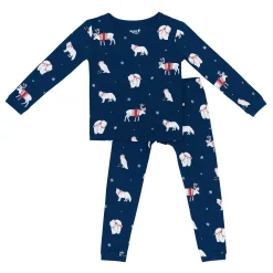 Kyte Baby Long Sleeve Pajamas in Frosty Friends Outlet