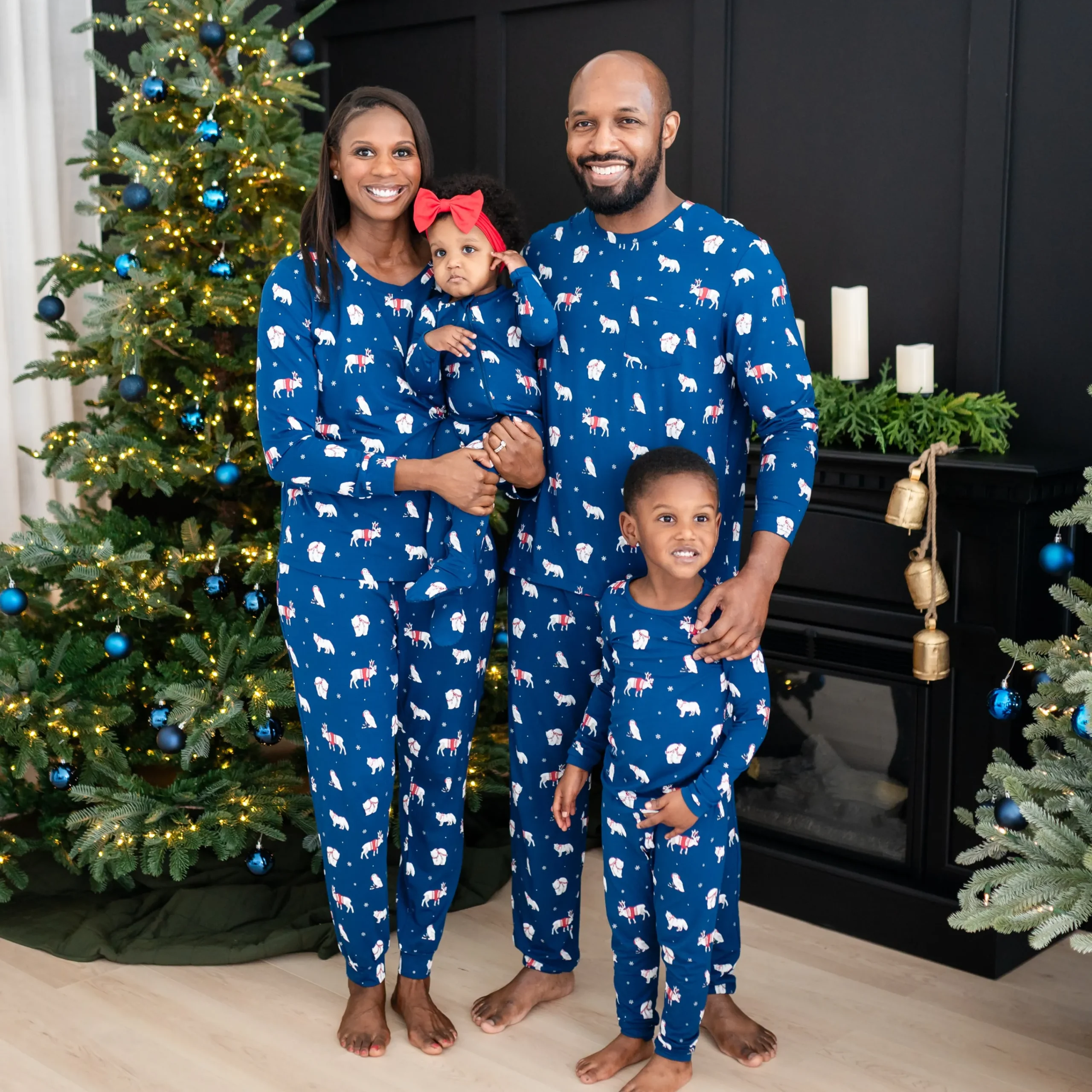 Kyte Baby Long Sleeve Pajamas in Frosty Friends Outlet