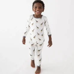 Kyte Baby Long Sleeve Pajamas in Giraffe Clearance