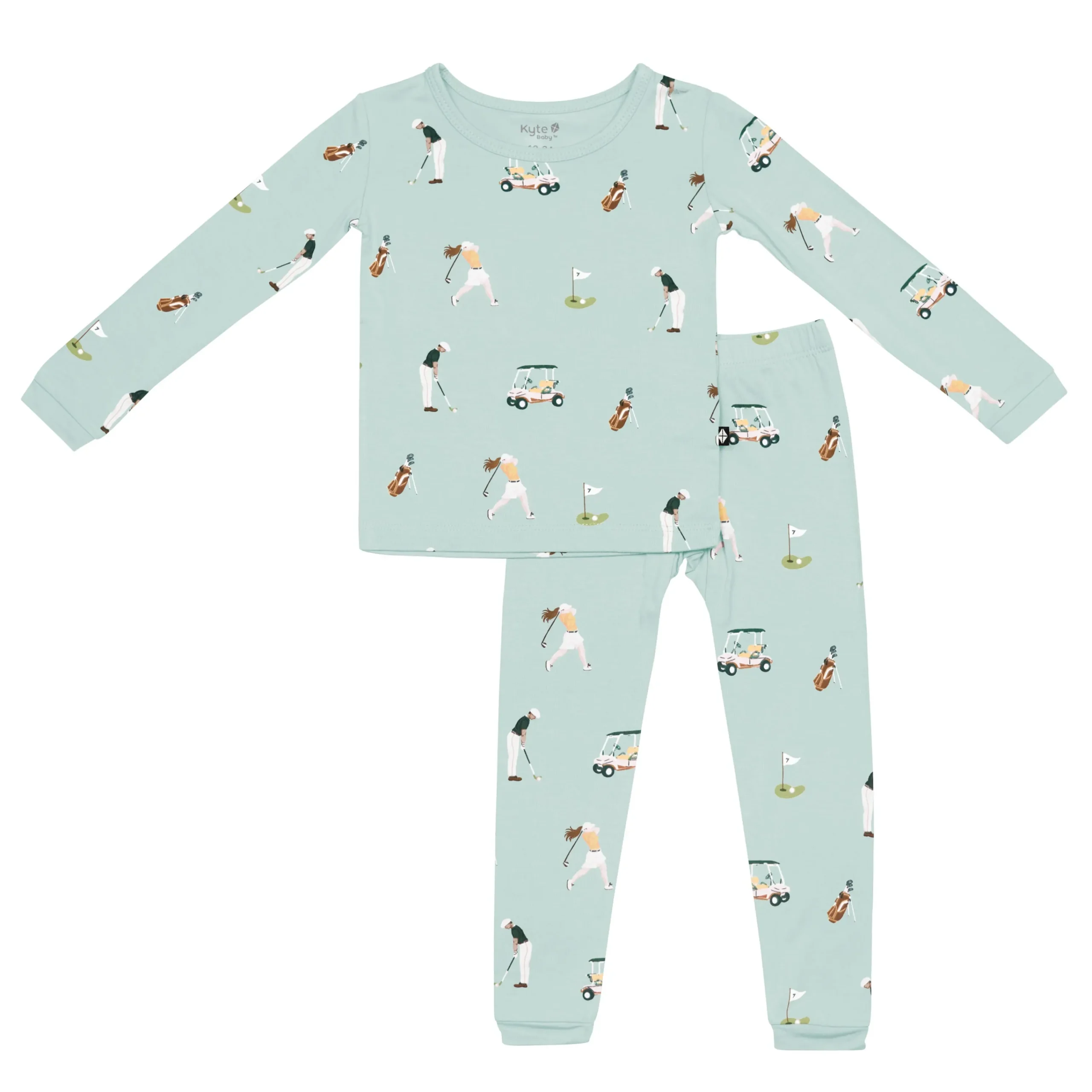 Kyte Baby Long Sleeve Pajamas in Golf Outlet