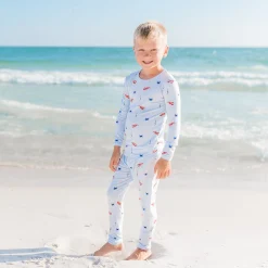 Kyte Baby Long Sleeve Pajamas in Harbor Online