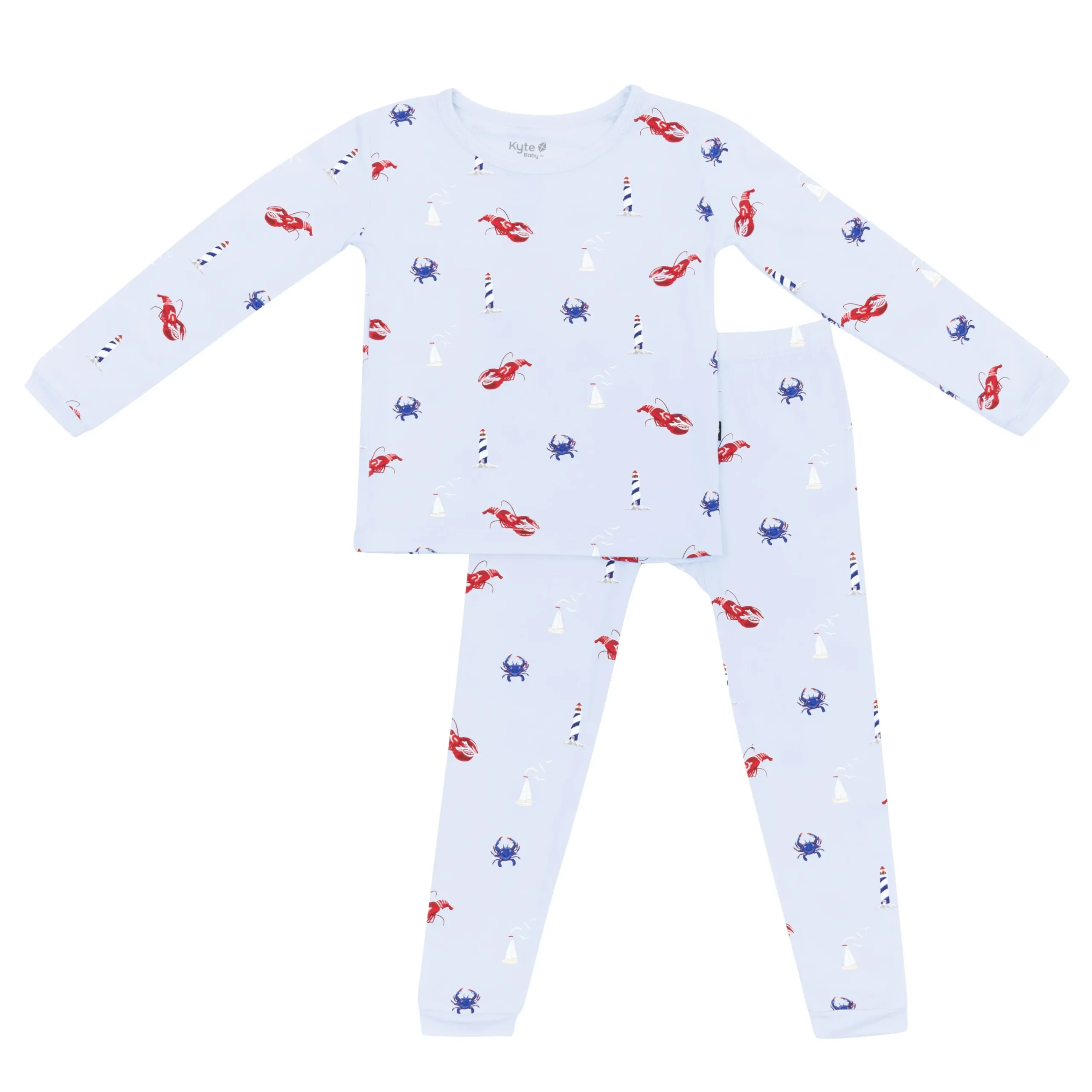 Kyte Baby Long Sleeve Pajamas in Harbor Online