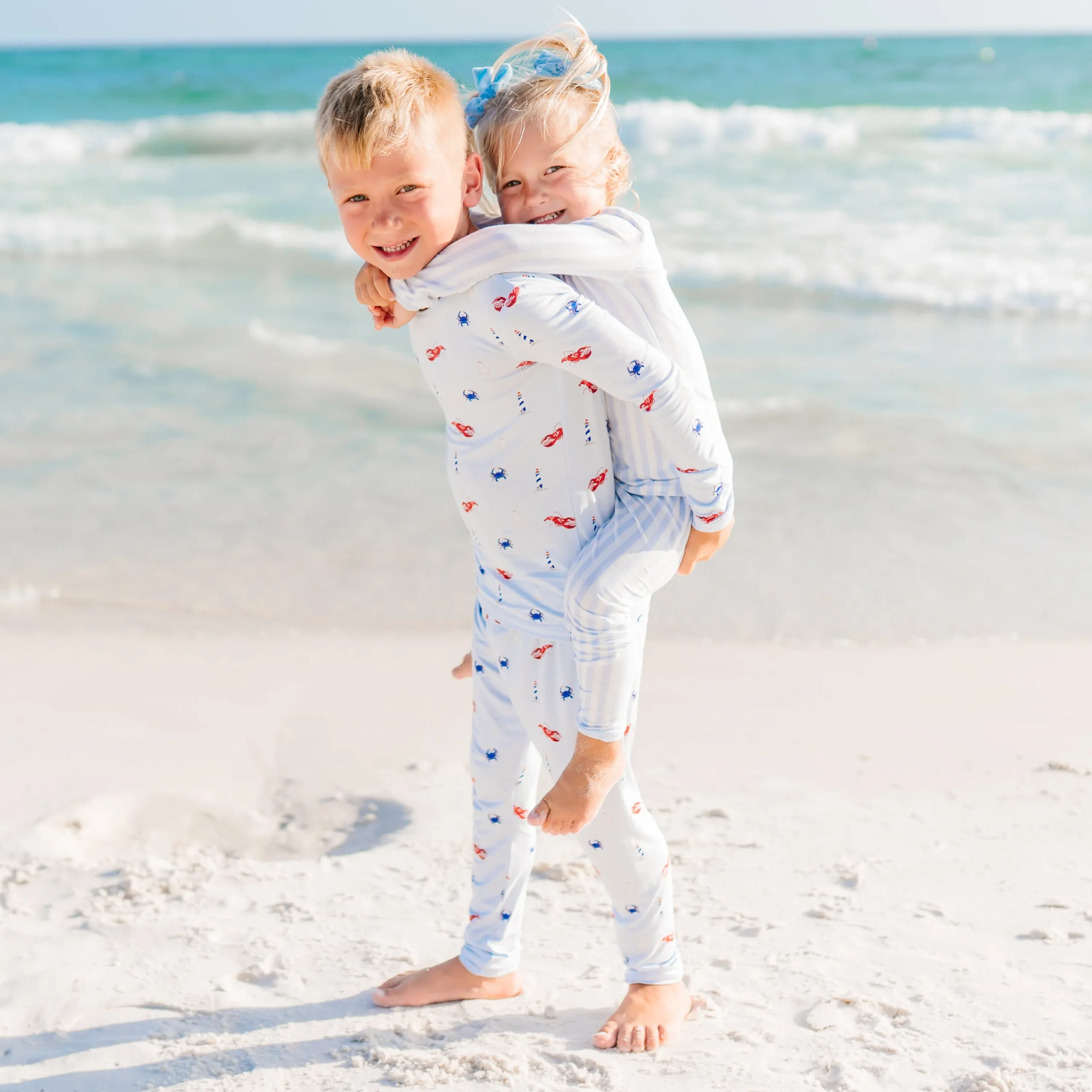 Kyte Baby Long Sleeve Pajamas in Harbor Online