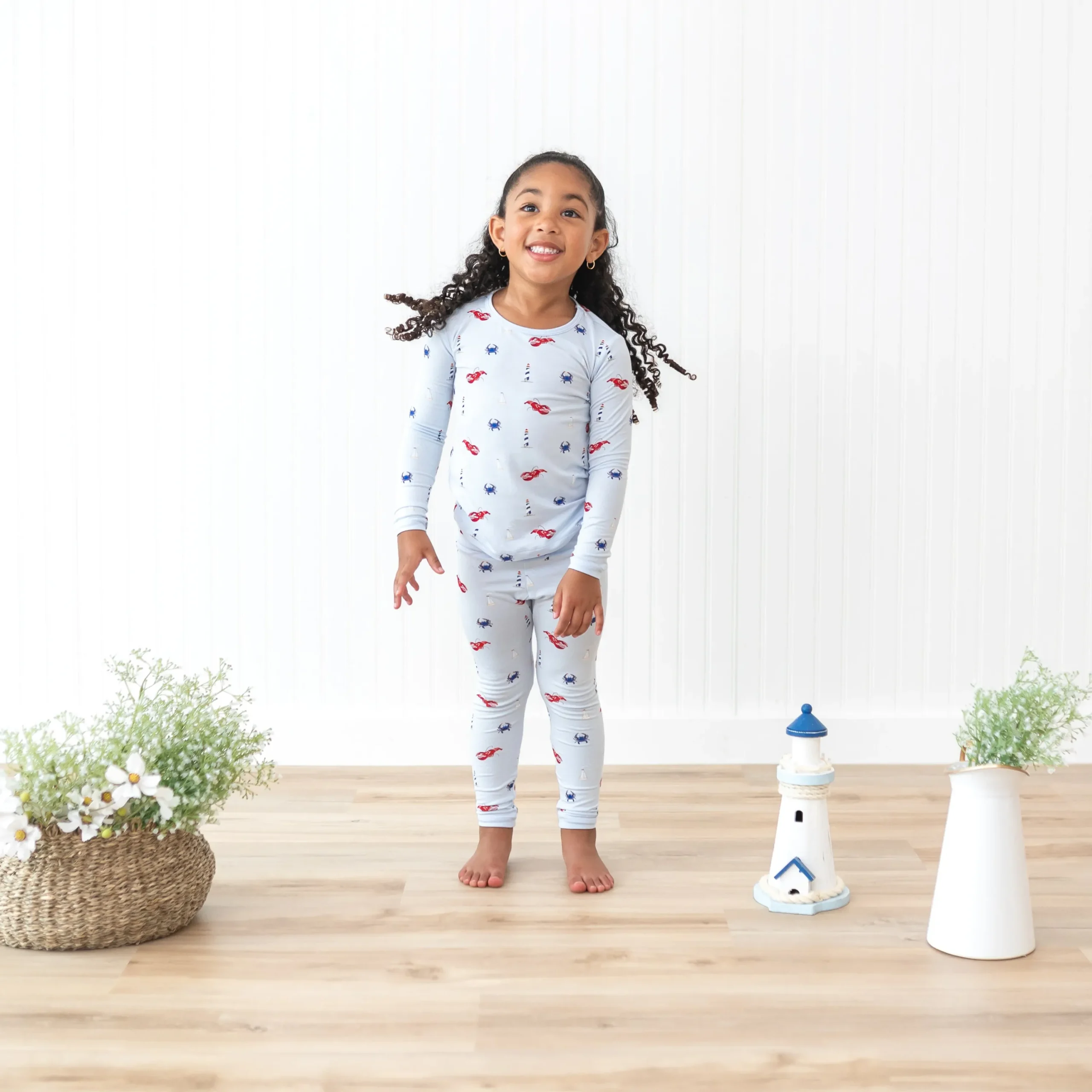 Kyte Baby Long Sleeve Pajamas in Harbor Online