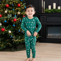 Kyte Baby Long Sleeve Pajamas in Merry and Bright New