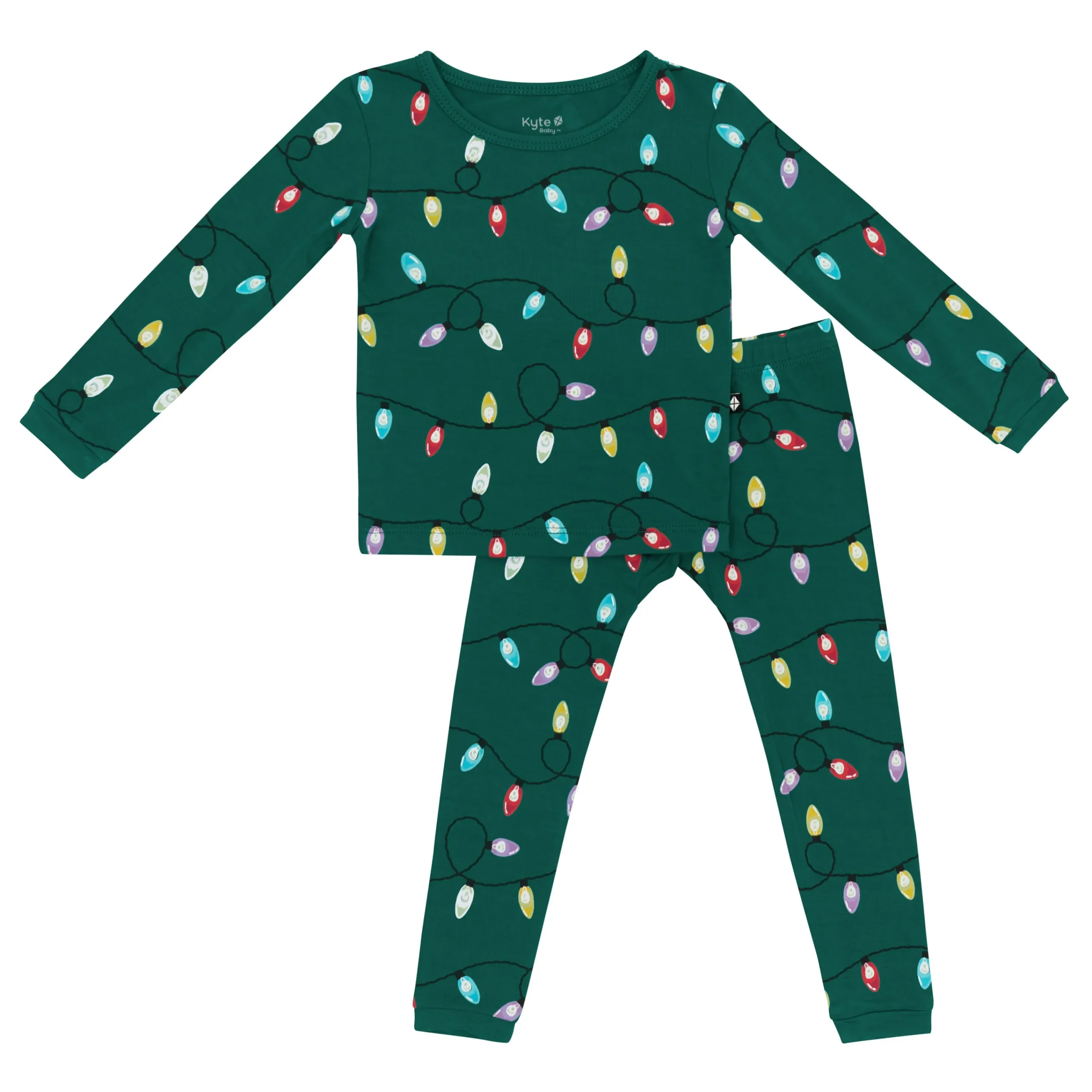 Kyte Baby Long Sleeve Pajamas in Merry and Bright New